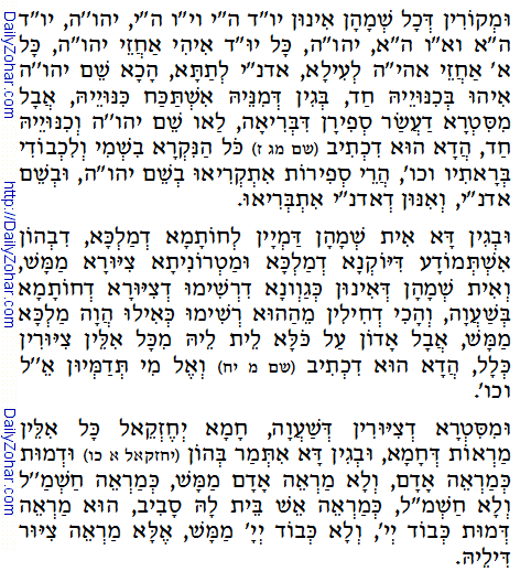 Daily Zohar -28. Scanning from right to left top to bottom Holy Zohar text. Daily Zohar -28.