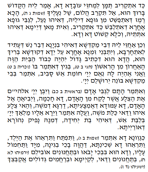 Daily Zohar -140. Scanning from right to left top to bottom Holy Zohar text. Daily Zohar -140.
