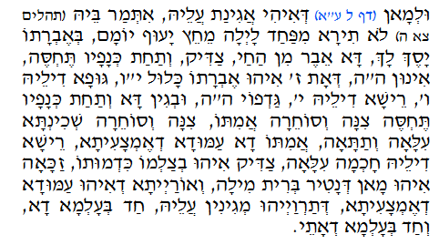Daily Zohar -160. Scanning from right to left top to bottom Holy Zohar text. Daily Zohar -160.