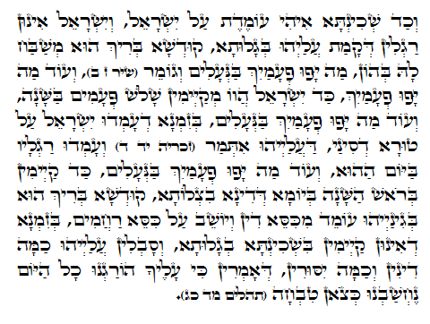 Daily Zohar -190. Scanning from right to left top to bottom Holy Zohar text. Daily Zohar -190.