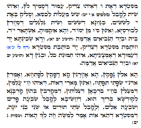 Daily Zohar -204. Scanning from right to left top to bottom Holy Zohar text. Daily Zohar -204.