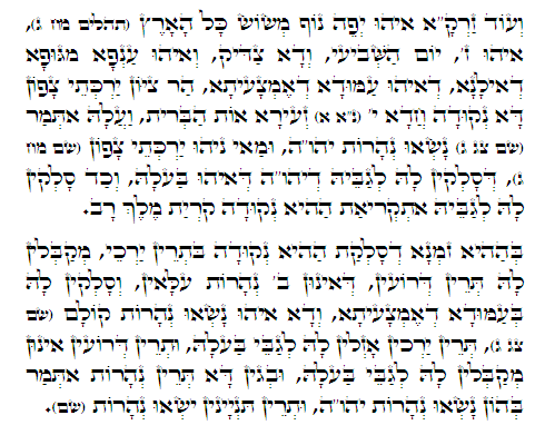 Daily Zohar -309. Scanning from right to left top to bottom Holy Zohar text. Daily Zohar -309.