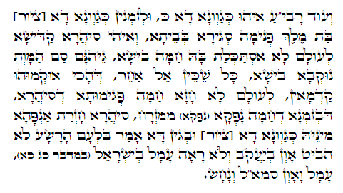 Daily Zohar -349. Scanning from right to left top to bottom Holy Zohar text. Daily Zohar -349.