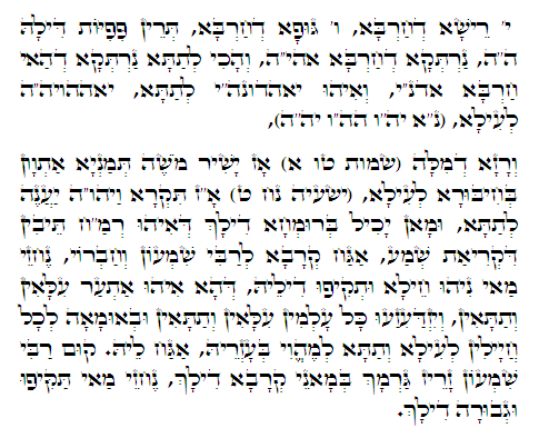 Daily Zohar -447. Scanning from right to left top to bottom Holy Zohar text. Daily Zohar -447.
