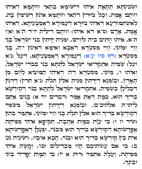 Daily Zohar -510. Scanning from right to left top to bottom Holy Zohar text. Daily Zohar -510.