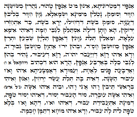 Daily Zohar -1054 Scanning from right to left top to bottom Holy Zohar text. Daily Zohar -1054