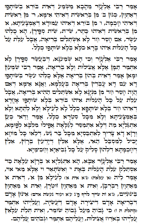 Daily Zohar -874 Scanning from right to left top to bottom Holy Zohar text. Daily Zohar -874
