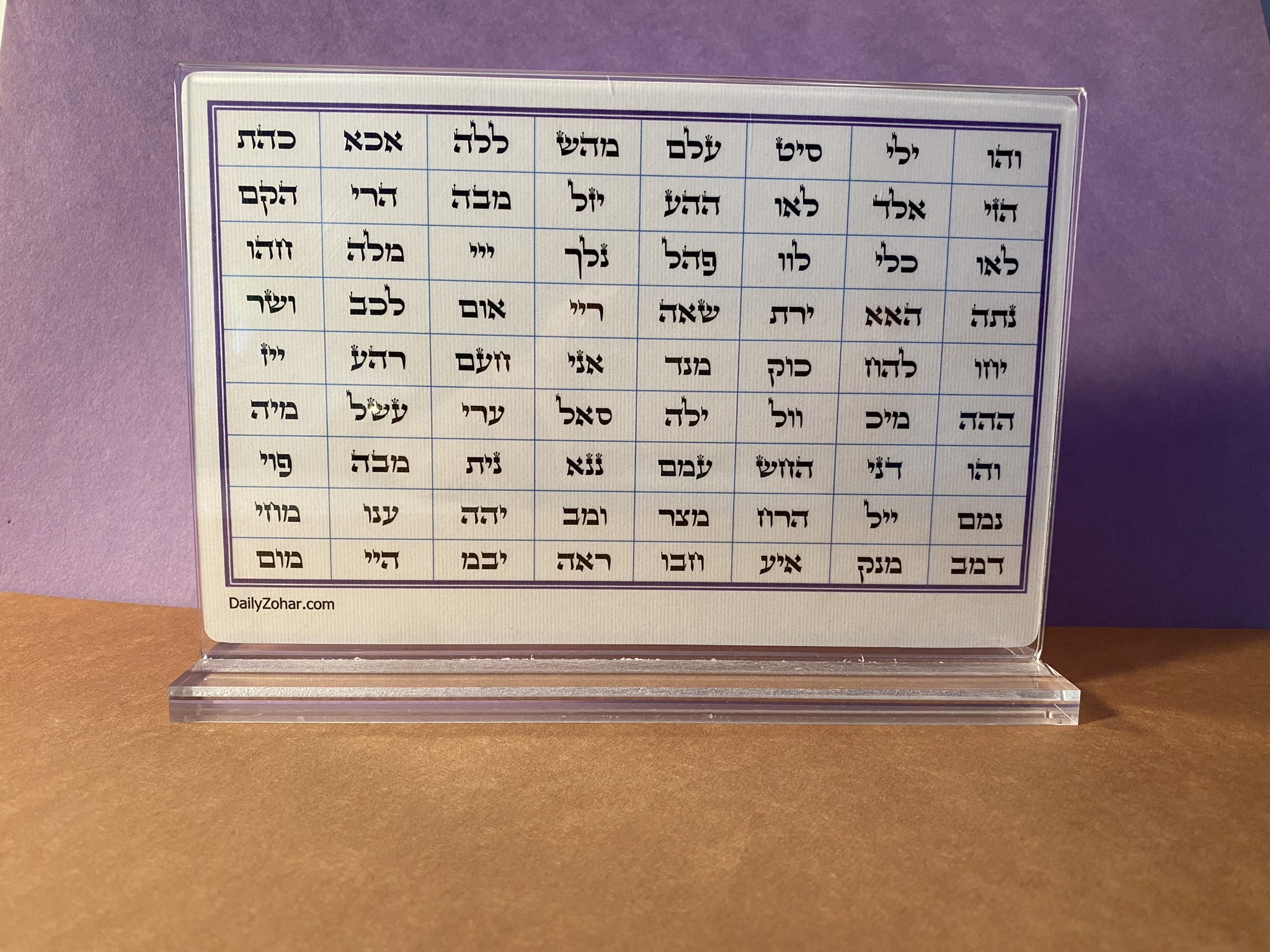 72 names in a clear stand - Image 3