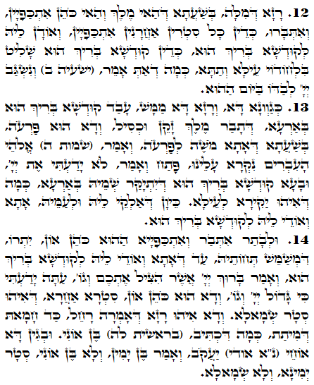 Daily Zohar -1411 Scanning from right to left top to bottom Holy Zohar text. Daily Zohar -1411