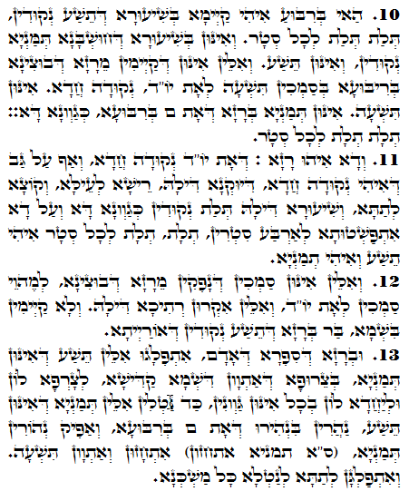 Daily Zohar -1429 Scanning from right to left top to bottom Holy Zohar text. Daily Zohar -1429