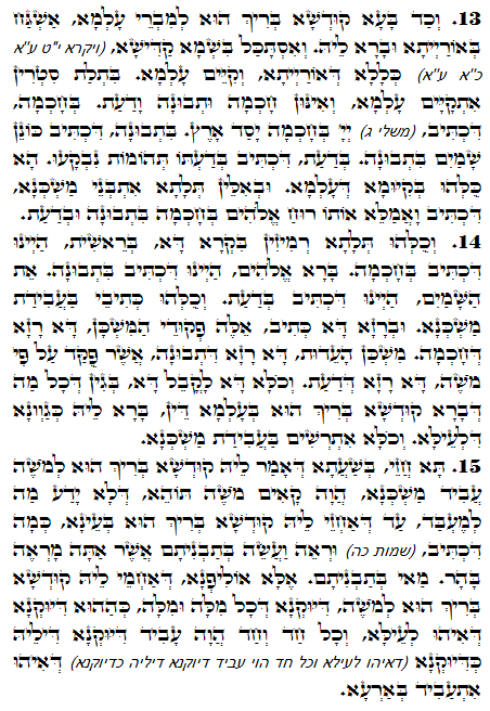 Daily Zohar -1448 Scanning from right to left top to bottom Holy Zohar text. Daily Zohar -1448