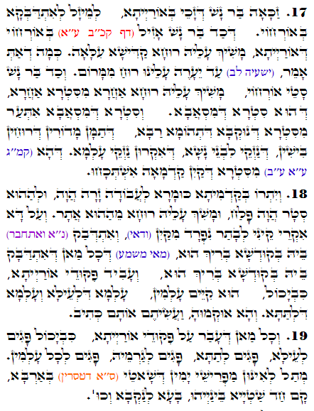 Daily Zohar -1526 Scanning from right to left top to bottom Holy Zohar text. Daily Zohar -1526