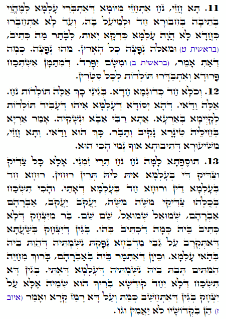 Daily Zohar -1647 Scanning from right to left top to bottom Holy Zohar text. Daily Zohar -1647