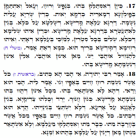 Daily Zohar -1703 Scanning from right to left top to bottom Holy Zohar text. Daily Zohar -1703