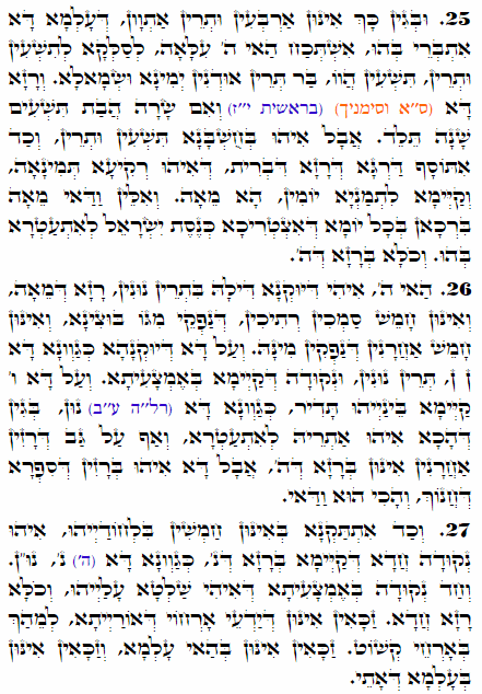 Daily Zohar -1754 Scanning from right to left top to bottom Holy Zohar text. Daily Zohar -1754