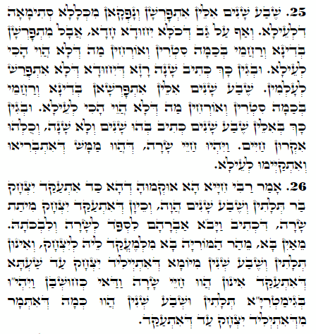 Daily Zohar -1963 Scanning from right to left top to bottom Holy Zohar text. Daily Zohar -1963