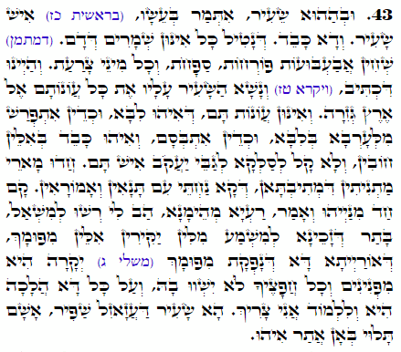 Daily Zohar -2085 Scanning from right to left top to bottom Holy Zohar text. Daily Zohar -2085