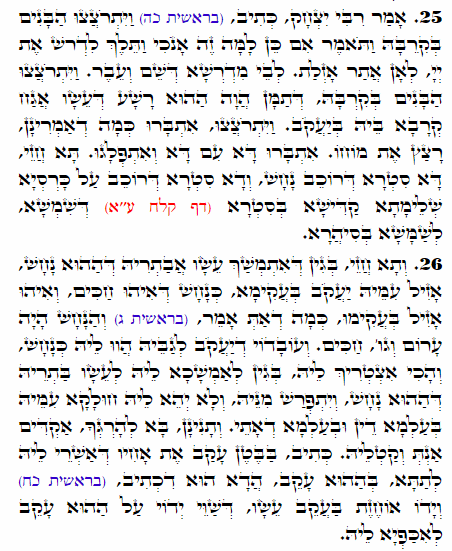 Daily Zohar -2289 Scanning from right to left top to bottom Holy Zohar text. Daily Zohar -2289