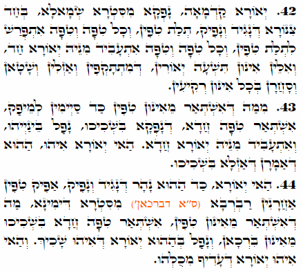 Daily Zohar -2345 Scanning from right to left top to bottom Holy Zohar text. Daily Zohar -2345