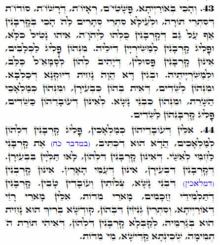 Daily Zohar -2432 Scanning from right to left top to bottom Holy Zohar text. Daily Zohar -2432