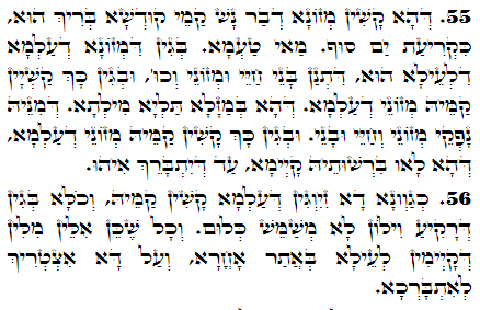 Daily Zohar -2615 Scanning from right to left top to bottom Holy Zohar text. Daily Zohar -2615