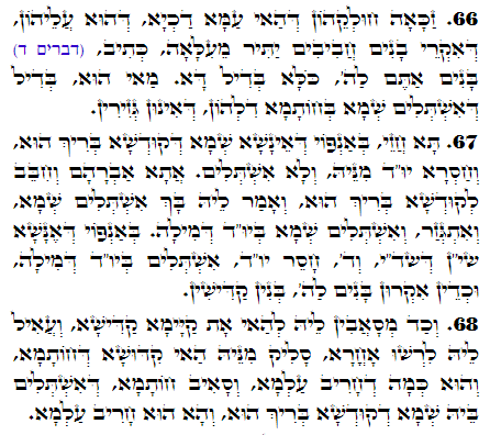 Daily Zohar -2623 Scanning from right to left top to bottom Holy Zohar text. Daily Zohar -2623
