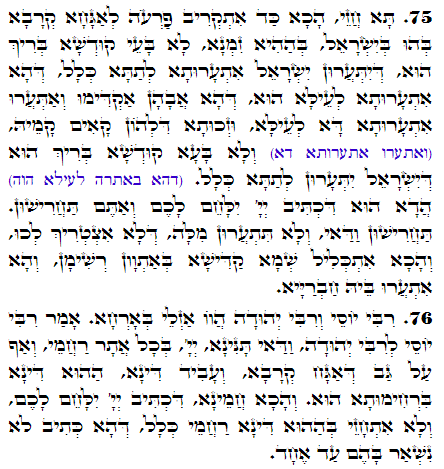 Daily Zohar -2644 Scanning from right to left top to bottom Holy Zohar text. Daily Zohar -2644