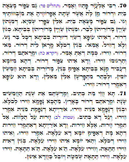 Daily Zohar -2671 Scanning from right to left top to bottom Holy Zohar text. Daily Zohar -2671
