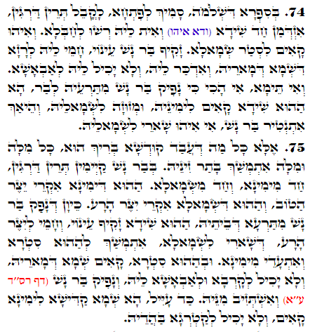 Daily Zohar -2800 Scanning from right to left top to bottom Holy Zohar text. Daily Zohar -2800