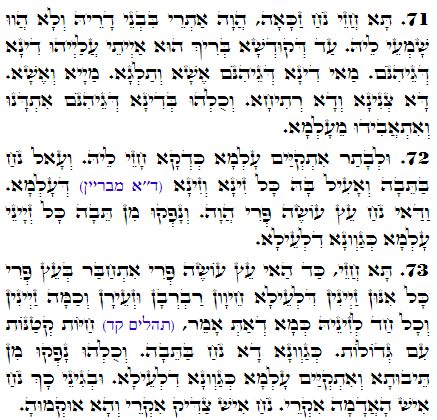 Daily Zohar -2859 Scanning from right to left top to bottom Holy Zohar text. Daily Zohar -2859