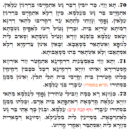 Daily Zohar -2878 Scanning from right to left top to bottom Holy Zohar text. Daily Zohar -2878