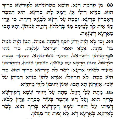 Daily Zohar -2920 Scanning from right to left top to bottom Holy Zohar text. Daily Zohar -2920