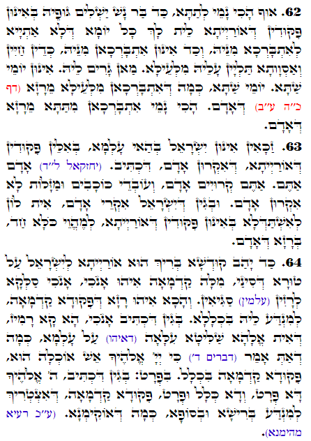 Daily Zohar -2929 Scanning from right to left top to bottom Holy Zohar text. Daily Zohar -2929
