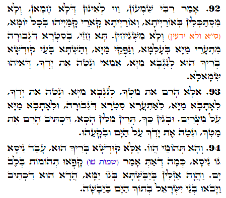 Daily Zohar -2942 Scanning from right to left top to bottom Holy Zohar text. Daily Zohar -2942