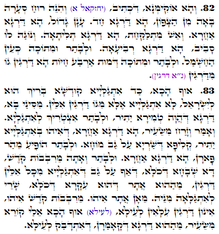 Daily Zohar -2962 Scanning from right to left top to bottom Holy Zohar text. Daily Zohar -2962