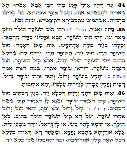 Daily Zohar -2988 Scanning from right to left top to bottom Holy Zohar text. Daily Zohar -2988