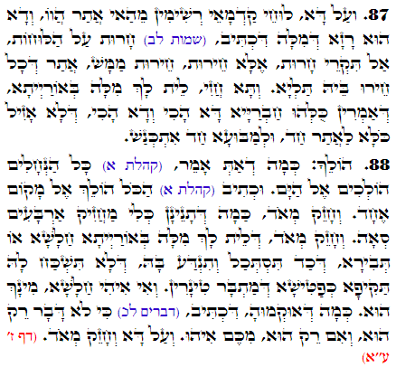Daily Zohar -2989 Scanning from right to left top to bottom Holy Zohar text. Daily Zohar -2989