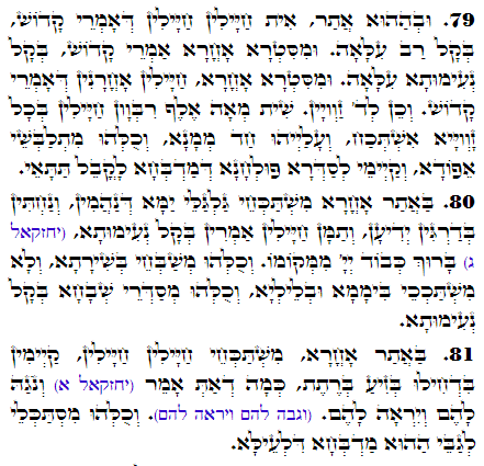 Daily Zohar -2997 Scanning from right to left top to bottom Holy Zohar text. Daily Zohar -2997
