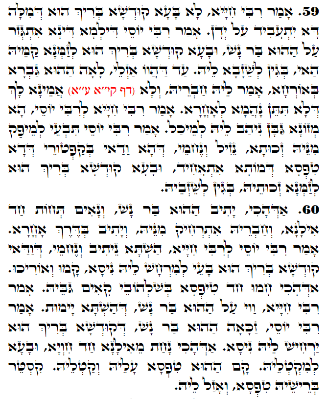 Daily Zohar -3040 Scanning from right to left top to bottom Holy Zohar text. Daily Zohar -3040