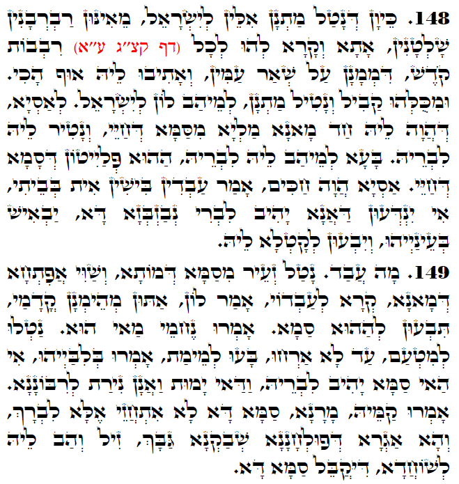 Daily Zohar -3093 Scanning from right to left top to bottom Holy Zohar text. Daily Zohar -3093