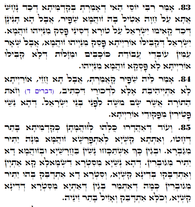 Daily Zohar -3196 Scanning from right to left top to bottom Holy Zohar text. Daily Zohar -3196