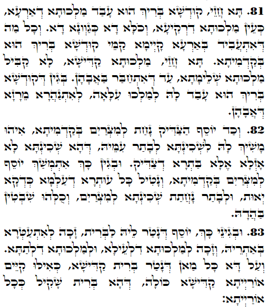 Daily Zohar -3222 Scanning from right to left top to bottom Holy Zohar text. Daily Zohar -3222