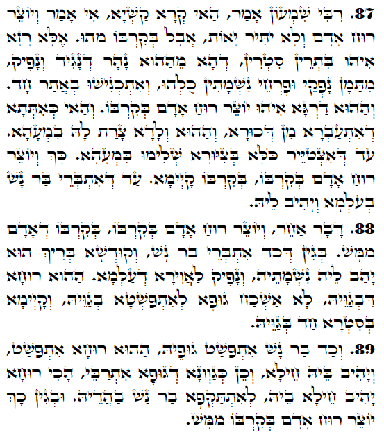 Daily Zohar -3224 Scanning from right to left top to bottom Holy Zohar text. Daily Zohar -3224