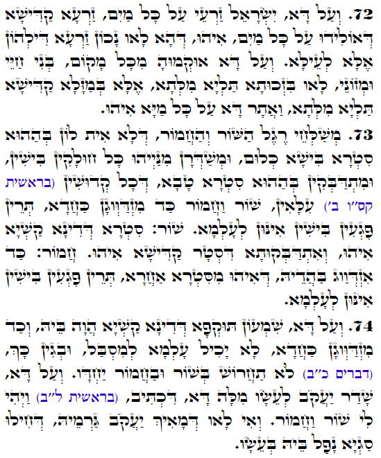 Daily Zohar -3243 Scanning from right to left top to bottom Holy Zohar text. Daily Zohar -3243
