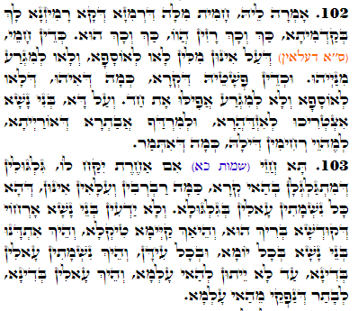 Daily Zohar -3274 Scanning from right to left top to bottom Holy Zohar text. Daily Zohar -3274