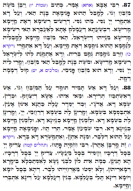 Daily Zohar -3307 Scanning from right to left top to bottom Holy Zohar text. Daily Zohar -3307