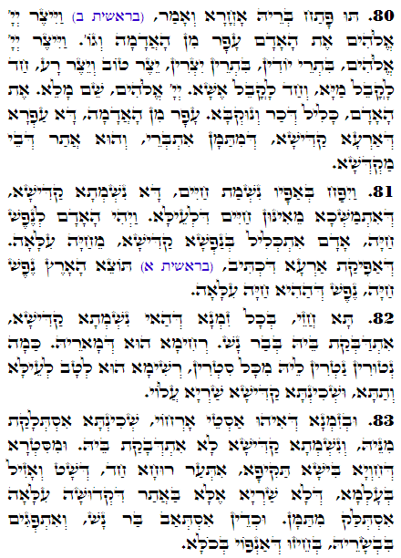 Daily Zohar -3322 Scanning from right to left top to bottom Holy Zohar text. Daily Zohar -3322