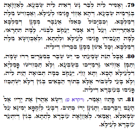 Daily Zohar -3333 Scanning from right to left top to bottom Holy Zohar text. Daily Zohar -3333