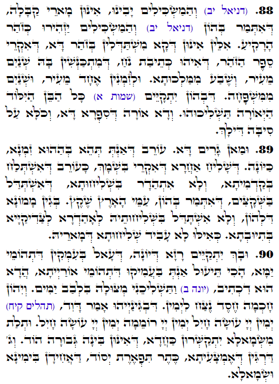 Daily Zohar -3365 Scanning from right to left top to bottom Holy Zohar text. Daily Zohar -3365