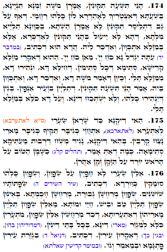 Daily Zohar -3440 Scanning from right to left top to bottom Holy Zohar text. Daily Zohar -3440